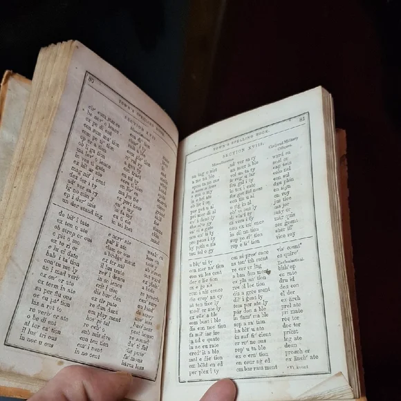 Antique 1856 Town’s New Speller and Definer - Salem Town LL.D. 150+ Years Old!! - Picture 6 of 11